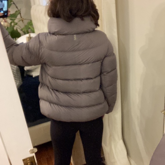 ADD Down Wonen’s Puffer Coat Grey Size Small - Picture 3 of 16